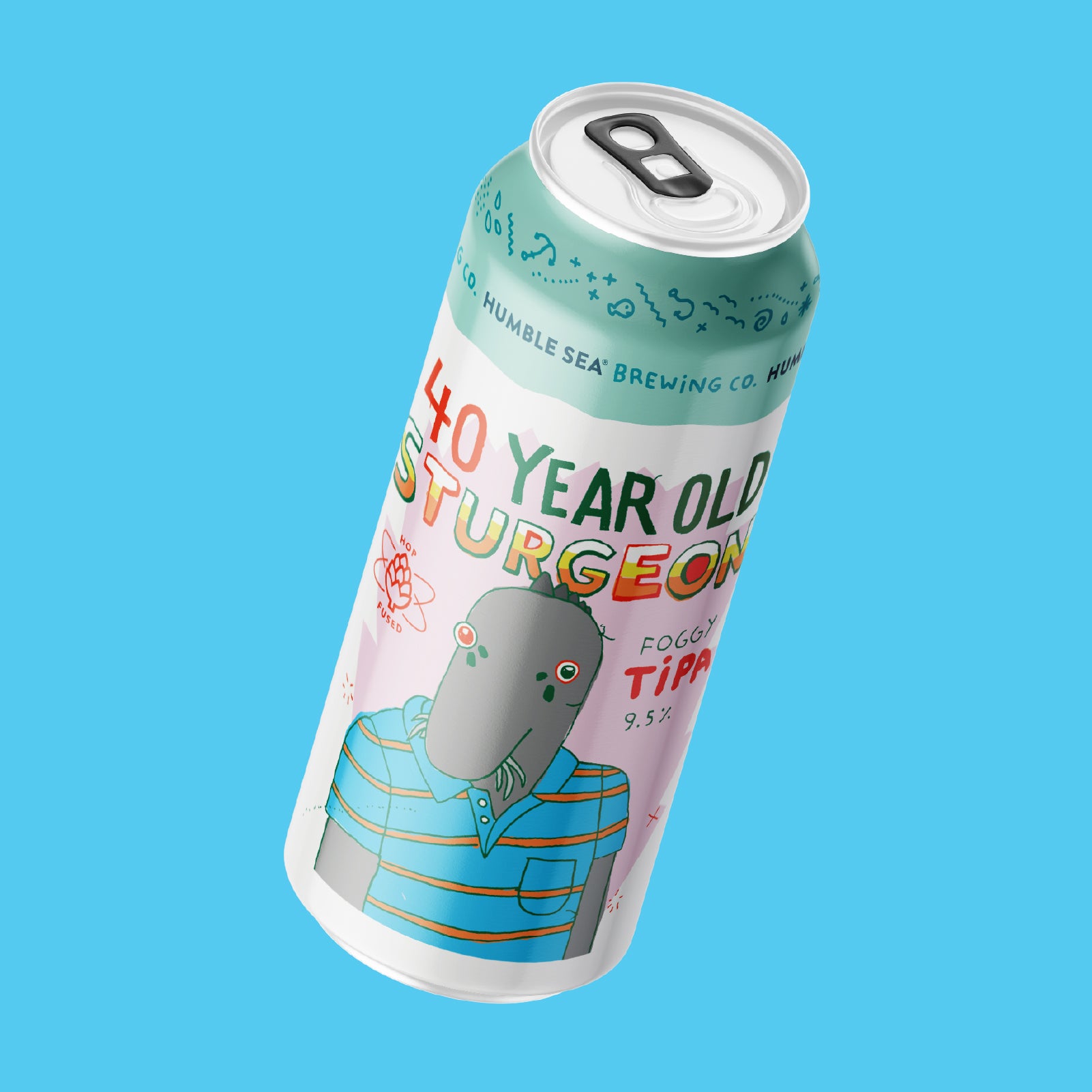 40 Year Old Sturgeon - Hop Fused Foggy TIPA (4-pack of 16 oz cans)