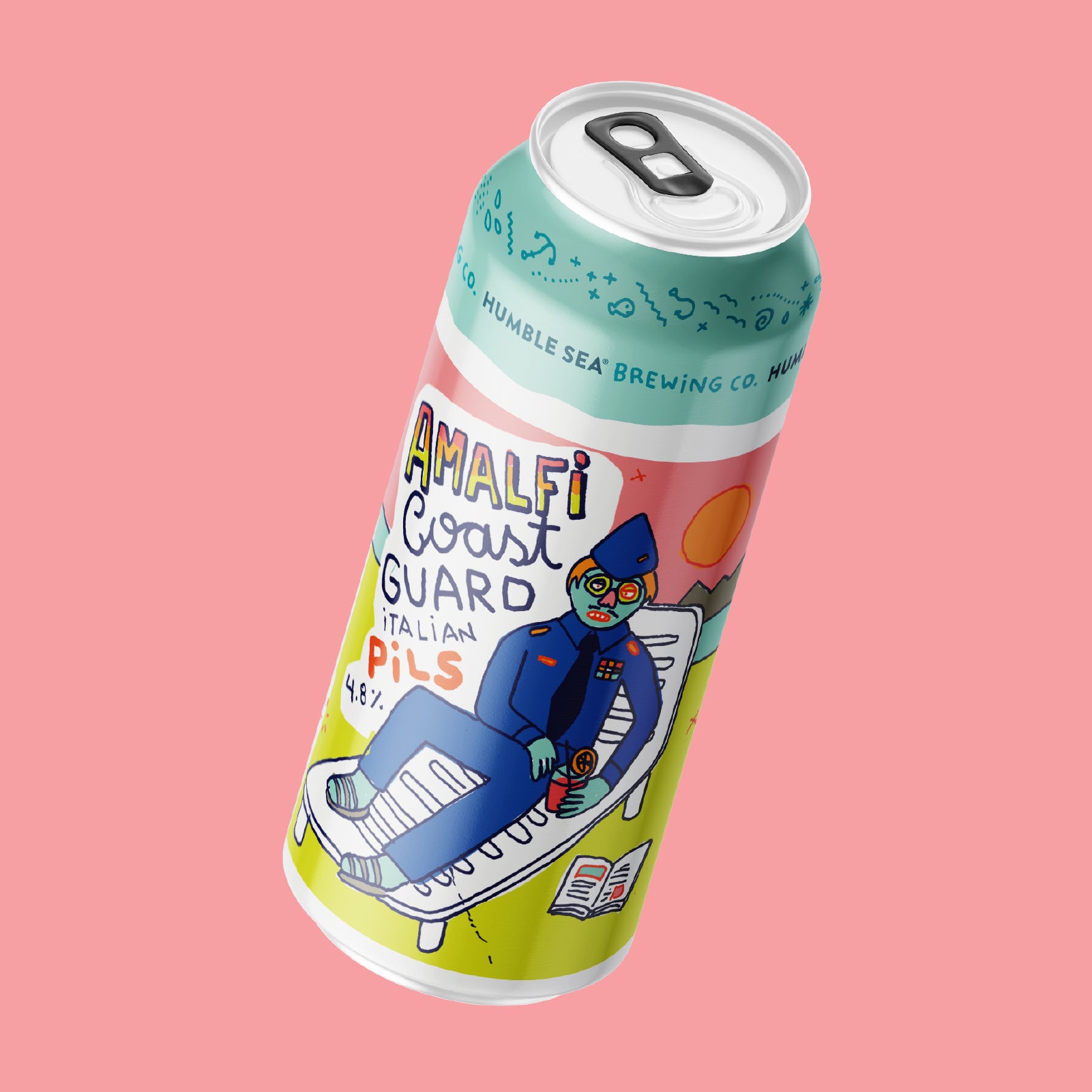 Amalfi Coast Guard - Dry Hopped Italian Pilsner (4-pack of 16oz cans)