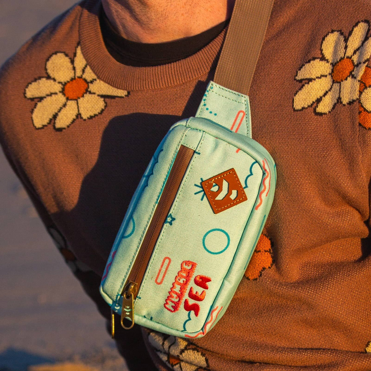 Humble Sea x Revelry The Companion Smell Proof Crossbody Bag