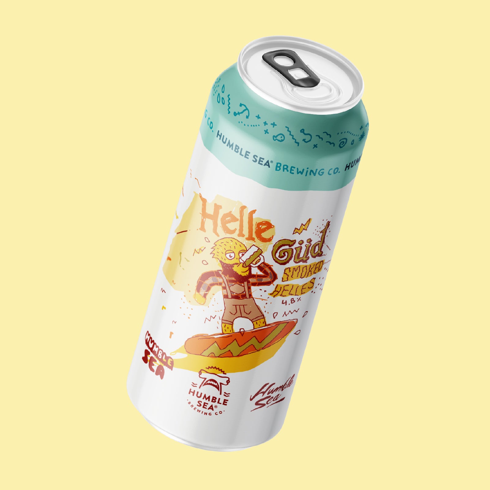 Helle Güd - Smoked Helles (4-pack of 16oz cans)