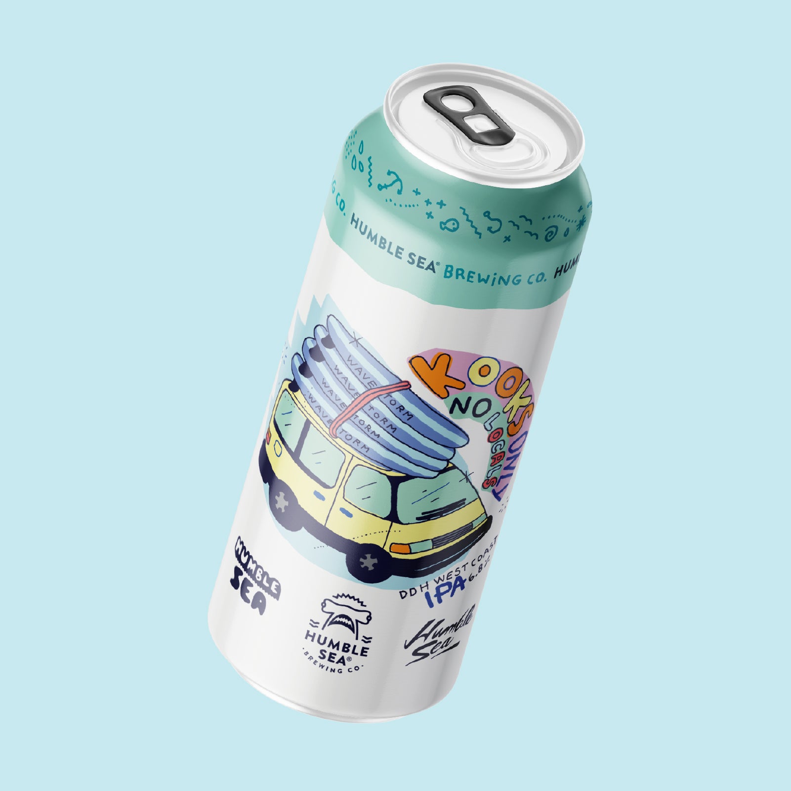 Kooks Only, No Locals - DDH West Coast IPA (4-pack of 16 oz cans)