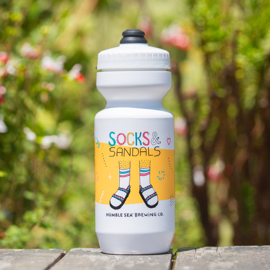 Socks & Sandals 22oz Water Bottle