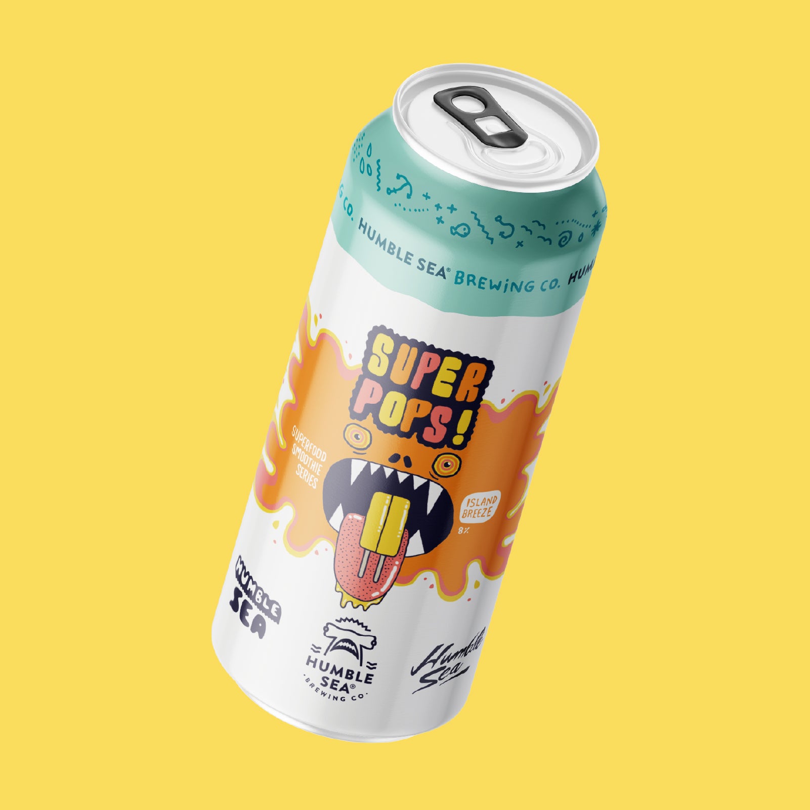 Super Pops! Island Breeze - Superfood Smoothie Series (4-pack of 16 oz cans)