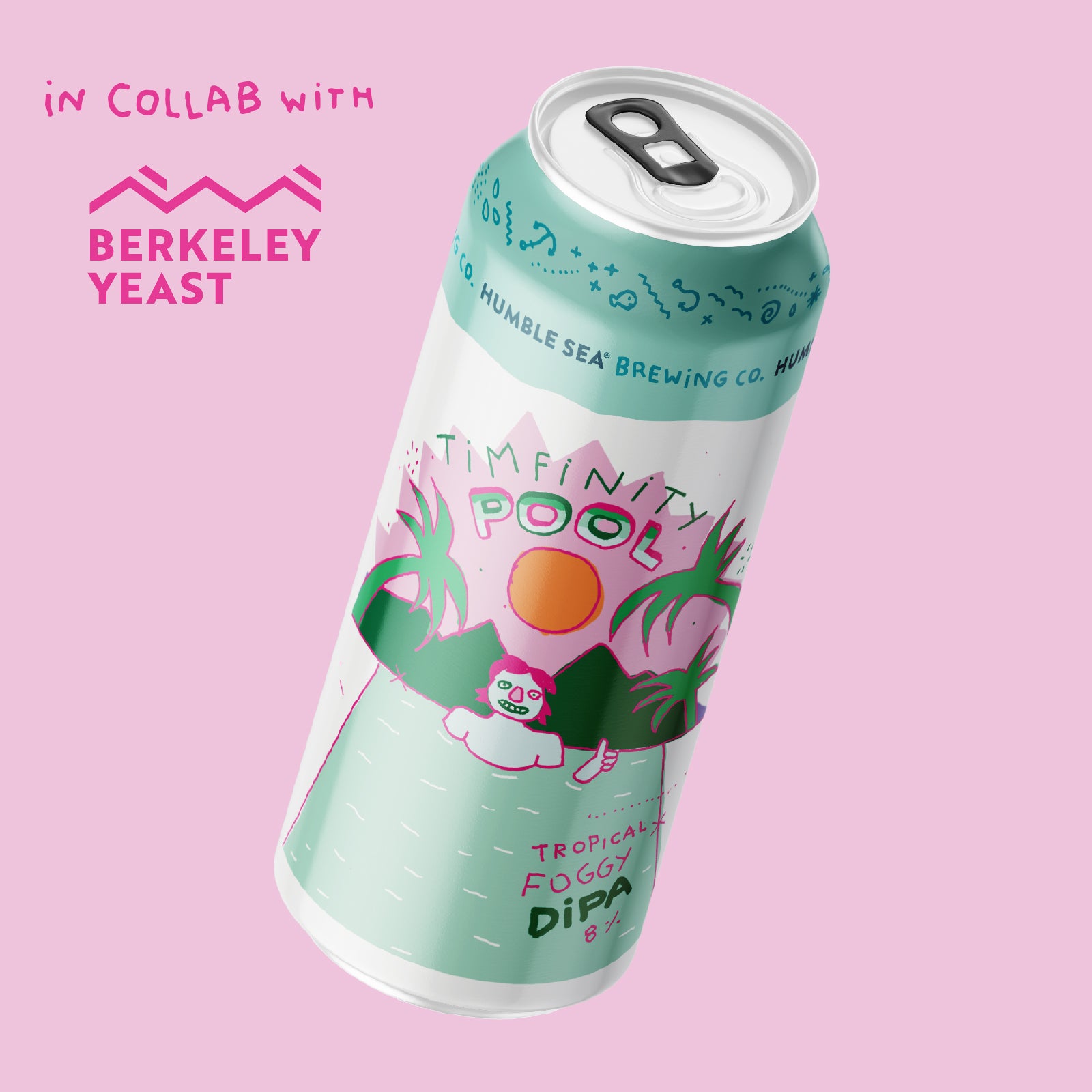 Timfinity Pool - Hop Fused Tropical Foggy DIPA (4-pack of 16 oz cans)