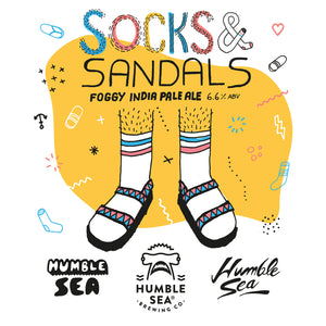Socks & Sandals - Foggy IPA (4-pack of 16 oz cans)