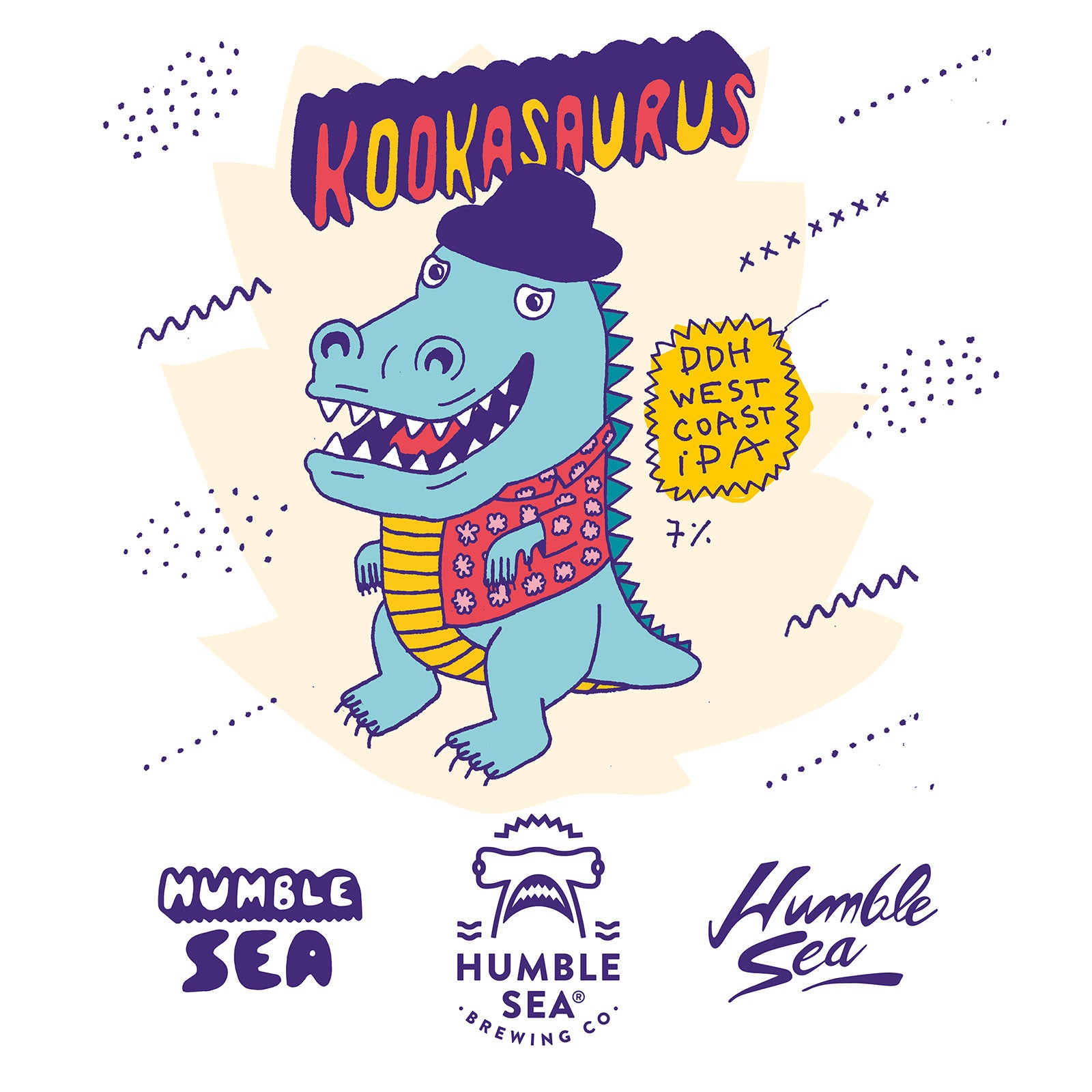 Kookasaurus - DDH West Coast IPA (4-pack of 16 oz cans)