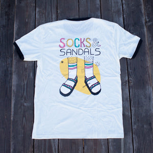 Socks & Sandals Ringer Tee